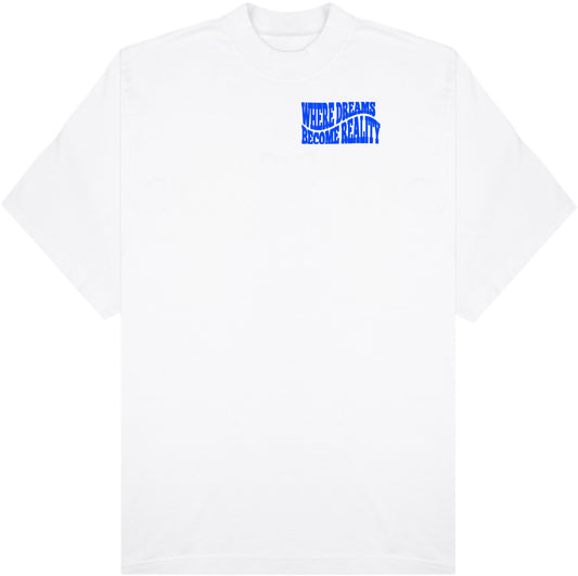 FS94 Box Tee Wht/Royal