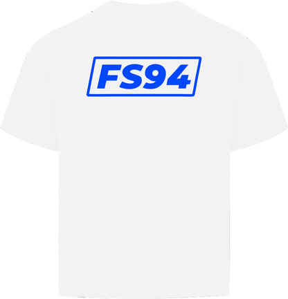 FS94 Box Tee Wht/Royal