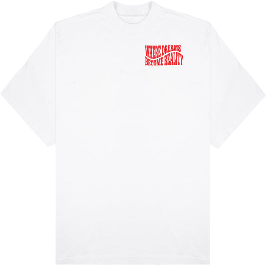 FS94 Box Tee Wht/Red