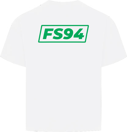 FS94 Box Tee Wht/Green